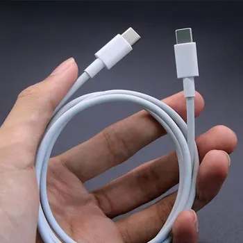 1-2 м 65 Вт 6A Тип C Зарядный кабель с дисплеем зарядки Новый нейлоновый шнур быстрой зарядки USB C - USB C для телефона / планшета Изображение 5