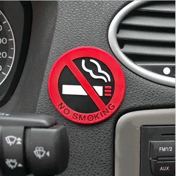 1 шт. Предупреждение Логотип Не Курение Авто Наклейки для Jeep Wrangler Infiniti Q50 Mercedes Mini Cooper Honda Civic 2006-2011 Шевроле Круз