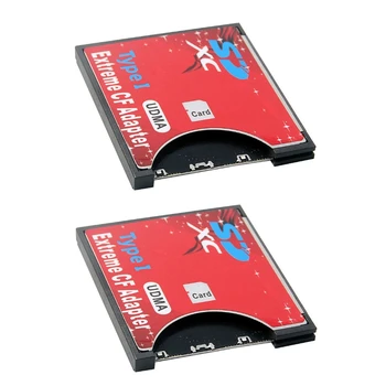 2X Новый держатель для карт SD в CF Поддержка беспроводного WIFI SD Адаптер типа I Зеркальная камера Красный