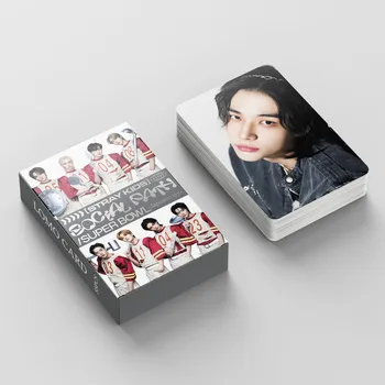 55pcs/компл. Kpop Stray Kids Lomo Cards Japan Фотоальбом Social Path Felix Фотокарты Изображение 2
