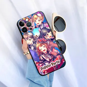 Anime Bang Dream Чехол для телефона для iPhone 15 14 13 12 11 Pro Max 7 8 Plus XS Max XR X 12 Mini Мягкий силиконовый чехол Изображение 2