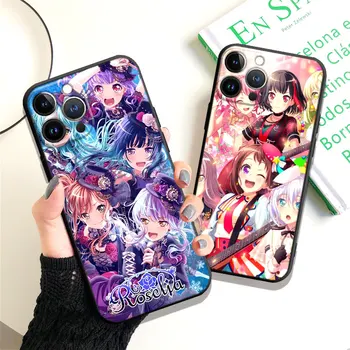 Anime Bang Dream Чехол для телефона для iPhone 15 14 13 12 11 Pro Max 7 8 Plus XS Max XR X 12 Mini Мягкий силиконовый чехол Изображение 3