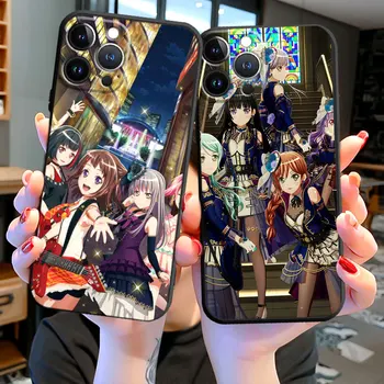 Anime Bang Dream Чехол для телефона для iPhone 15 14 13 12 11 Pro Max 7 8 Plus XS Max XR X 12 Mini Мягкий силиконовый чехол Изображение 4
