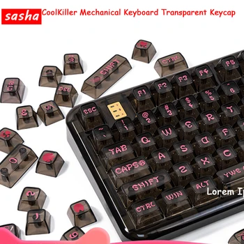 CoolKiller Прозрачный колпачок для клавиш ПК ABS CSA V2 Высота для клавиатуры Keydous Аксессуары для клавиатуры ПК Геймер 61 68 98 104 клавиши Рабочий стол