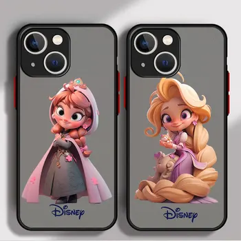Disney Princess Girl Симпатичный чехол для телефона для iPhone 14 Pro Max XR 15 Pro 8 Plus 12 Mini 7 6S 13 SE XS X 11 Pro XS Мягкая обложка