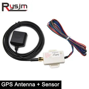 GPS Антенна + адаптер датчика спидометра Комплект Белый мини-размер GPS Датчик скорости Сигнал Мотоцикл Одометр Компенсация в туннеле