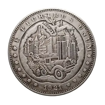 HB(250)US Hobo Никель Морган Доллар Посеребренная копия монеты