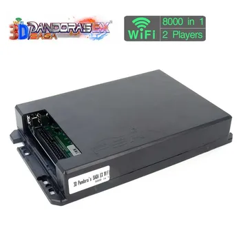 Multigames Family Home Edition 3D Wifi Pandora Box Saga EX 8000 в 1 горизонтальный Мультиигра, совместимая с разрешением VGA / HDMI