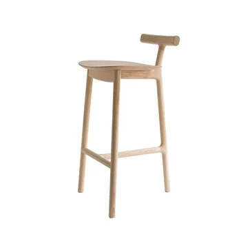 Nordic High Design Обеденные стулья Дизайн кухонного бара Деревянный модный барный стул Домашняя гостиная