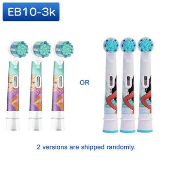 Oral-B Детская электрическая зубная щетка Головки EB10 Детская сменная зубная щетка Круглая мягкая щетина для оральной детской зубной щетки B Изображение 1
