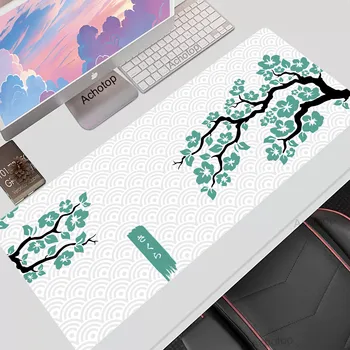 Sakura Коврик для мыши Gamer HD Print Резиновый коврик для мыши Игровые аксессуары Коврик для мыши Большой коврик с блокировкой края 900x400 мм Офисный ковер