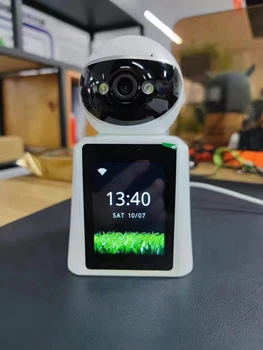 Srihome SH053 2MP 1080P 2,8-дюймовый IPS-экран видеотелефон PTZ IP Купольная камера AI Humanoid Detection Home Security Радионяня Изображение 1