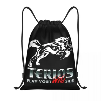 Terios Рюкзак на шнурке Спортивная спортивная сумка для мужчин и женщин Рюкзак для покупок