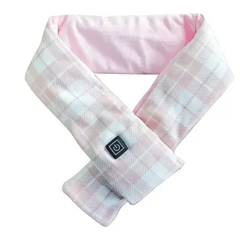 USB Нагревательный шарф Грелка для шеи Перезаряжаемая грелка для шеи с подогревом с 3 уровнями нагрева Электрический теплый шарф с мягкой теплой шеей