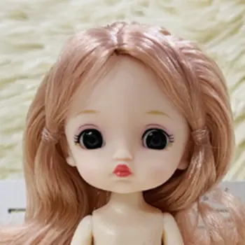  Голова куклы БЖД высотой 13 см или 16 см с различными прическами и аксессуарами для игрушек с 3D-имитацией глаз