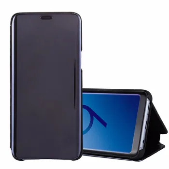 Для Samsung Galaxy S9+ Гальваническое зеркало Горизонтальный Флип Кожаный Чехол С Держателем Чехол Для Телефона Для Galaxy S9 Изображение 0