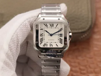 Женские часы 35 мм размер 316 материал циферблат подлинные 1:1 серебряный циферблат женские часы