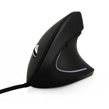  Игровая вертикальная эргономичная мышь Правая рука USB 1600DPI Оптический для ПК Изображение 1