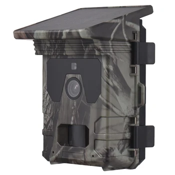 Камера ночного видения на солнечных батареях 50MP 4K Охота 0,3 с Время срабатывания Камера Trail для мониторинга дикой природы Охота на оленей Изображение 2