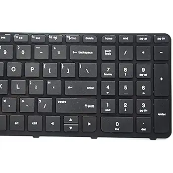 Клавиатура с рамкой, совместимая с HP Pavilion 15E 15N 15T 15-N 15-E 15-E000 15-N000 15-N100 15T-E000 Черный Раскладка США Изображение 2