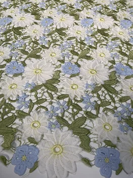 Классическое мягкое и многоцветное платье-рубашка с вышитой юбкой из молочного шелка Cheongsam Кружевная ткань Изображение 2