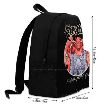 Лучшее от Sepultura Design Модные сумки Дорожный рюкзак для ноутбука Sepultura Band Sepultura Music Sepultura Band Sepultura Band Изображение 2