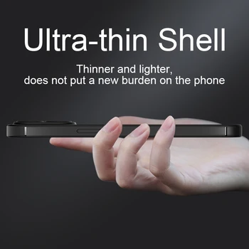 Матовый силиконовый мягкий чехол для iPhone 14 13 12 Mini 11 Pro XS Max X XR SE 2022 2020 7 8 6S 6 Plus 5S Ультратонкая задняя крышка класса люкс Изображение 2