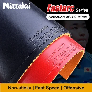 Накладка для настольного тенниса Nittaku-Fastarc, нелипкое покрытие для пинг-понга, оригинал, G1, C1, P1, S1, выбор Ито Мима Изображение 1