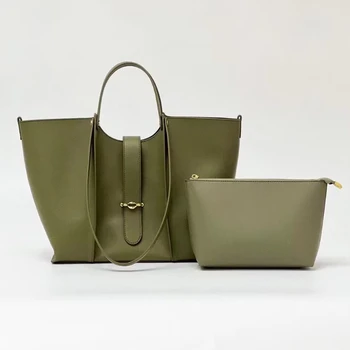 Новая сумка-шопер для женщин Роскошная сумка из натуральной кожи Сумка-ведро на одно плечо Дизайнерские сумки Роскошная бизнес-сумка