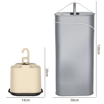  Портативная электрическая сушилка для белья с сумкой для сушки, мини-подвесная сушилка для белья Быстрая сушилка для белья Прочный Изображение 5