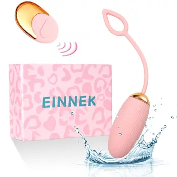 Секс-игрушка для взрослых Einnek с 10 режимами вибрации Сенсорный перезаряжаемый вибратор для клитора и точки G для женщин и пар, овальное яйцо,