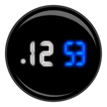  Цифровые автомобильные электронные часы Светодиодные вентиляционные часы Stick-On Часы Автоматические часы с сенсорным управлением для автомобильных декоративных принадлежностей