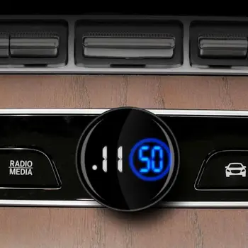  Цифровые автомобильные электронные часы Светодиодные вентиляционные часы Stick-On Часы Автоматические часы с сенсорным управлением для автомобильных декоративных принадлежностей Изображение 2