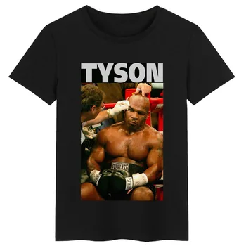 Чемпион по боксу Тайсон Майк Тайсон чествует кастомизированную футболку унисекс боксеров
